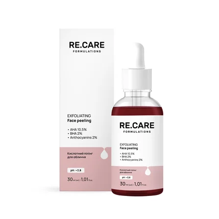 Peeling acido viso Exfoliating Face Peeling RE.CARE