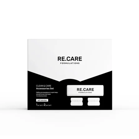 Set fascia per capelli e polsini Clean & Care Accessories Set RE.CARE