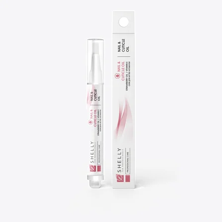 Olio per unghie e cuticole con fragola e vitamina E Shelly