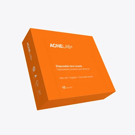 Asciugamani monouso per il viso ACNELAB+ 10 pz