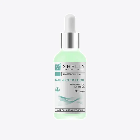 Olio per unghie e cuticole con estratto di menta marocchina e olio di tea tree Shelly