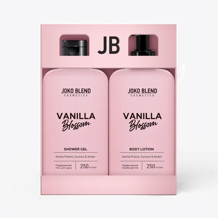 Set regalo gel doccia e lozione corpo Vanilla Blossom Joko Blend