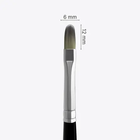 Pennello Grey Piatto Poly Gel/Gel #6