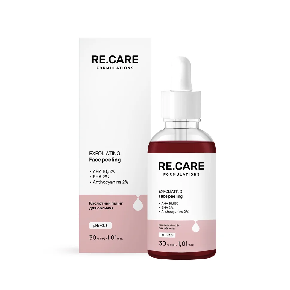 Peeling acido viso Exfoliating Face Peeling RE.CARE
