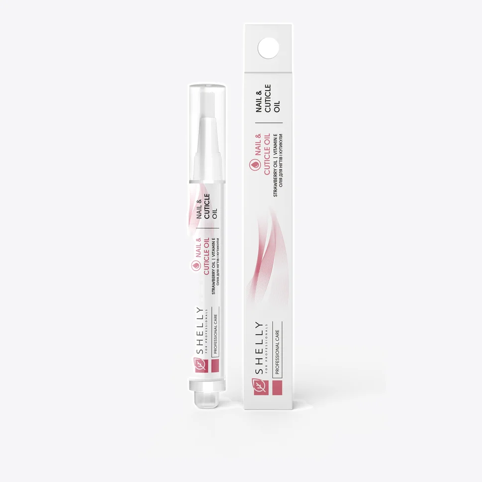 Olio per unghie e cuticole con fragola e vitamina E Shelly