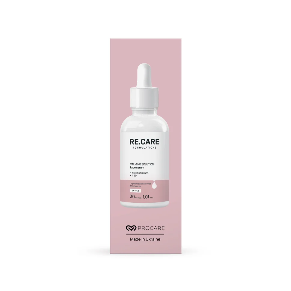Siero viso lenitivo Calming Solution Face Serum RE.CARE