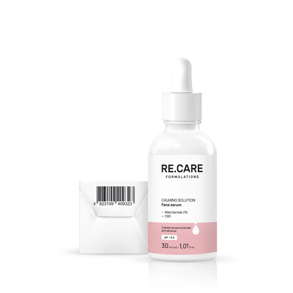 Siero viso lenitivo Calming Solution Face Serum RE.CARE