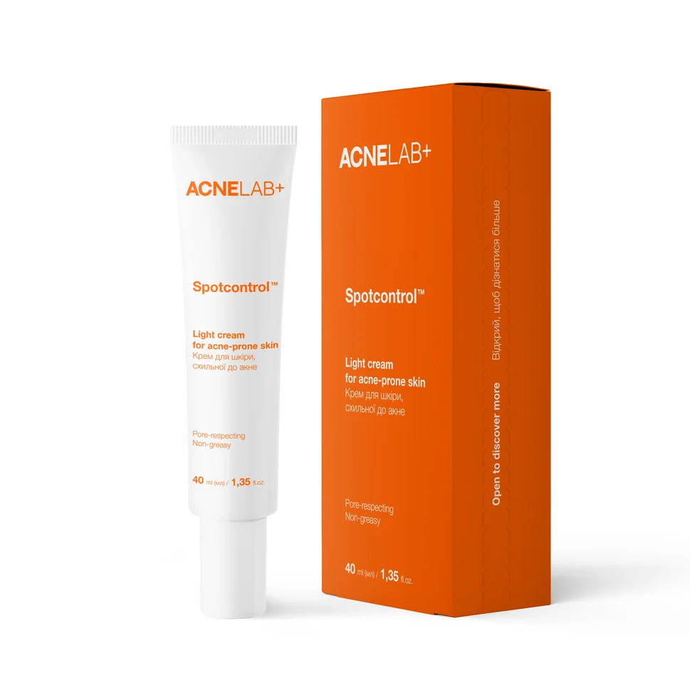 Crema leggera per pelle a tendenza acneica Spotcontrol Light Cream ACNELAB+
