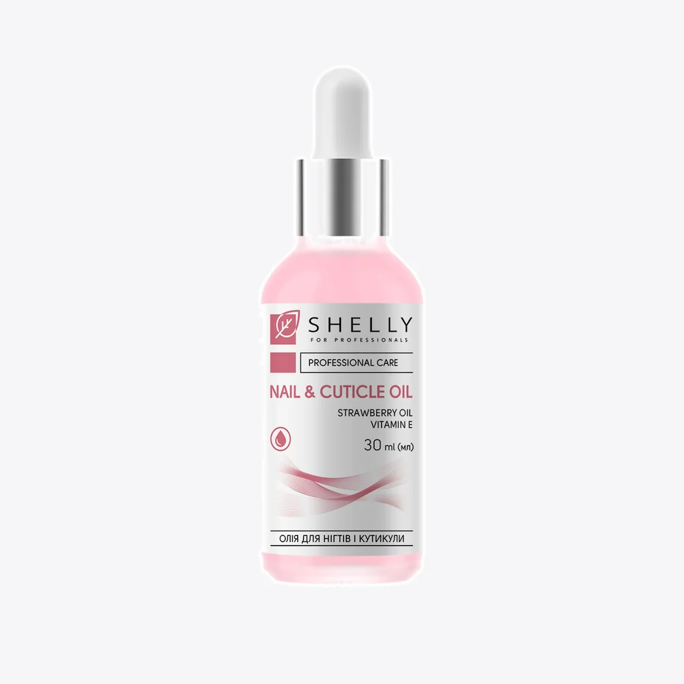 Olio per unghie e cuticole con fragola e vitamina E Shelly