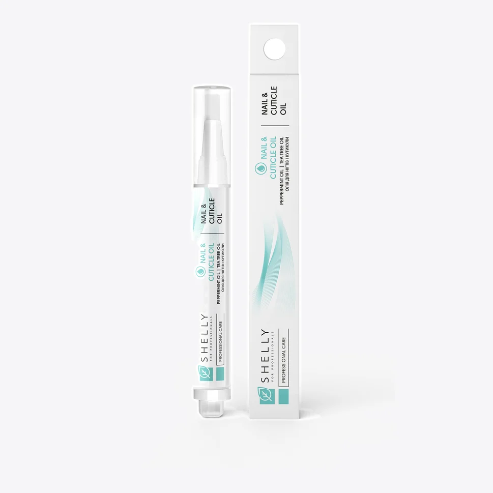 Olio per unghie e cuticole con estratto di menta marocchina e olio di tea tree Shelly