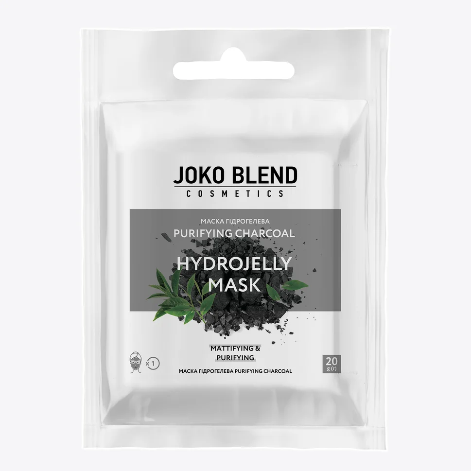 Maschera idrogel Purifying Charcoal Joko Blend