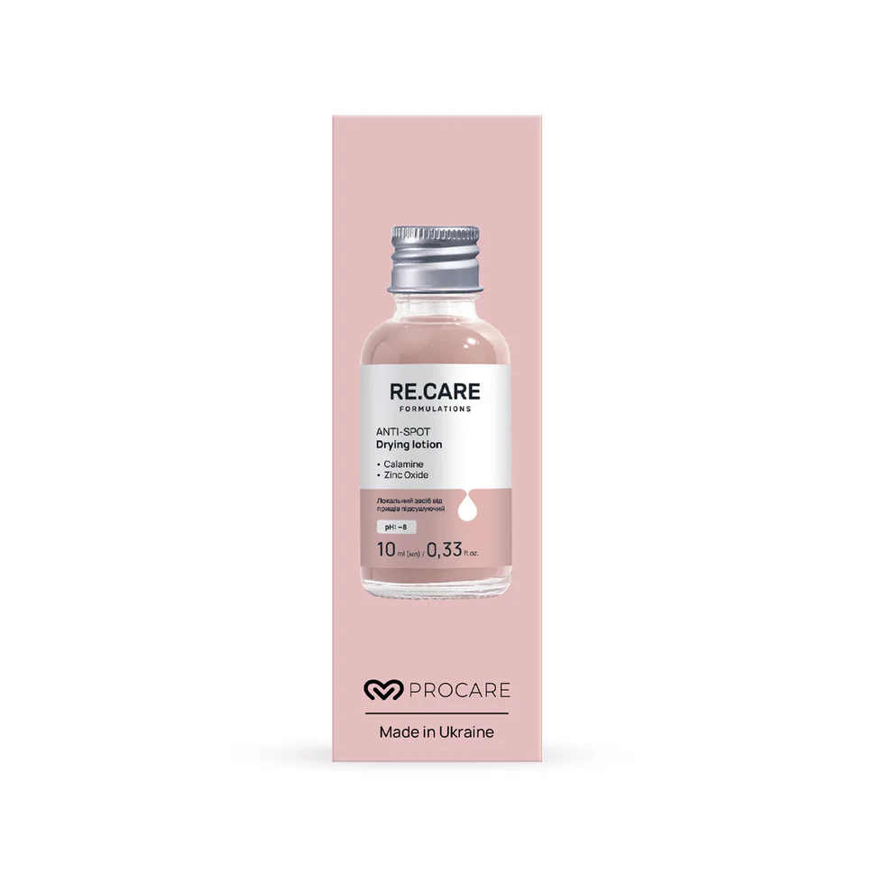 Lozione localizzata asciugante Anti-Pimple Drying Lotion RE.CARE