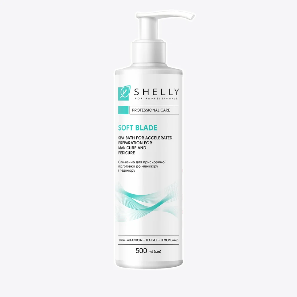 Bagno spa per la preparazione rapida a manicure e pedicure Soft Blade Shelly