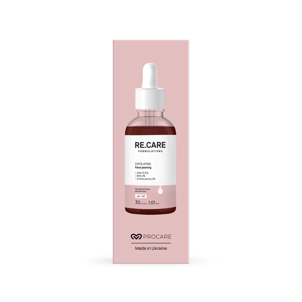 Peeling acido viso Exfoliating Face Peeling RE.CARE