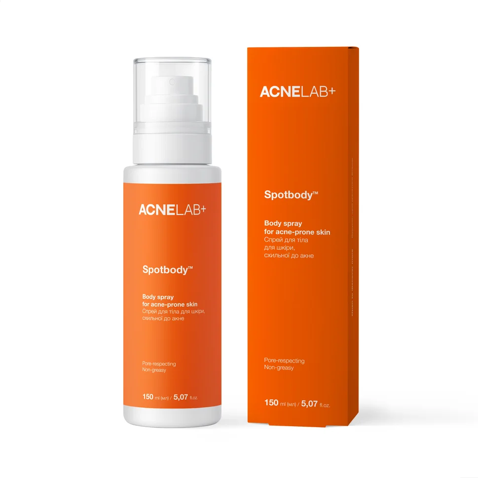 Spray corpo per pelle a tendenza acneica Spotbody Body Spray ACNELAB+