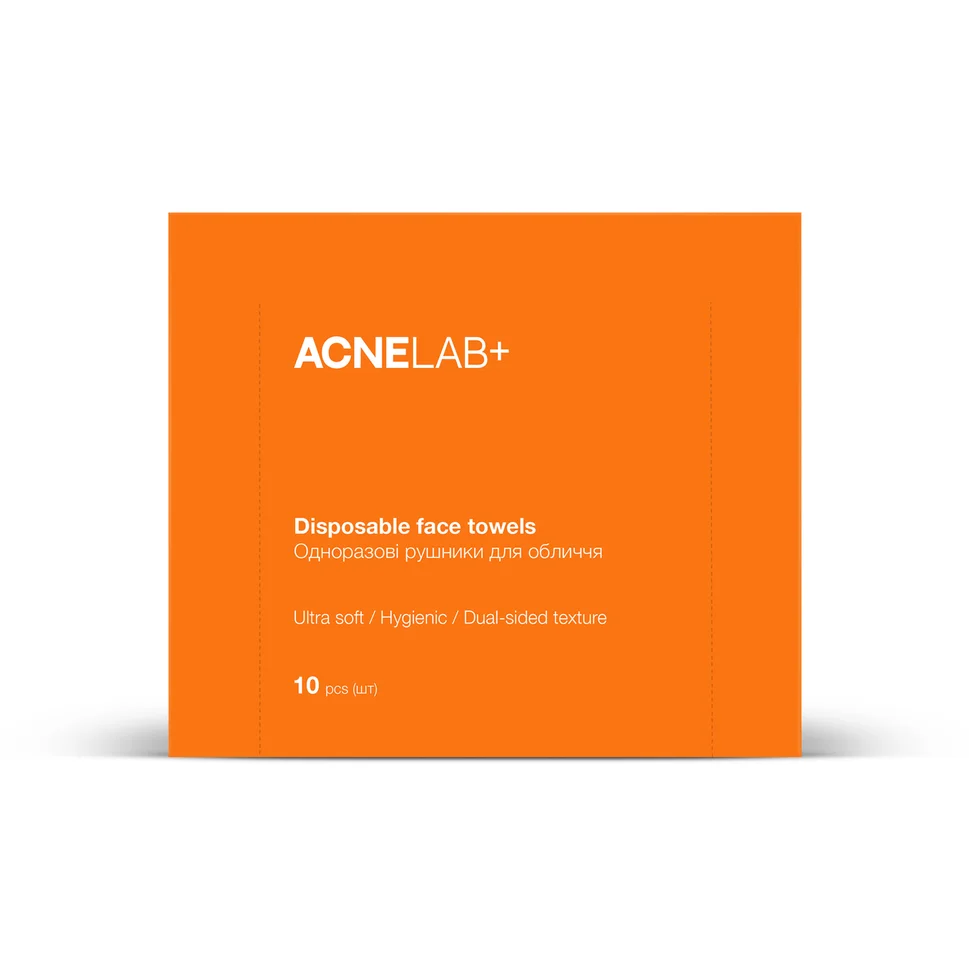 Asciugamani monouso per il viso ACNELAB+ 10 pz