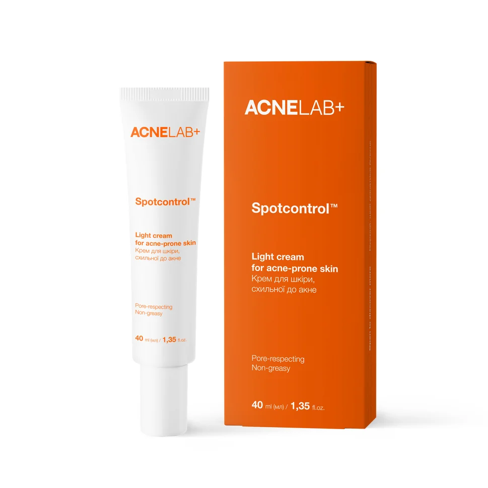 Crema leggera per pelle a tendenza acneica Spotcontrol Light Cream ACNELAB+