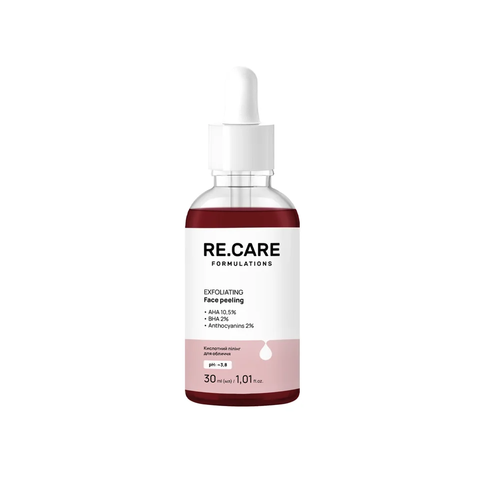 Peeling acido viso Exfoliating Face Peeling RE.CARE