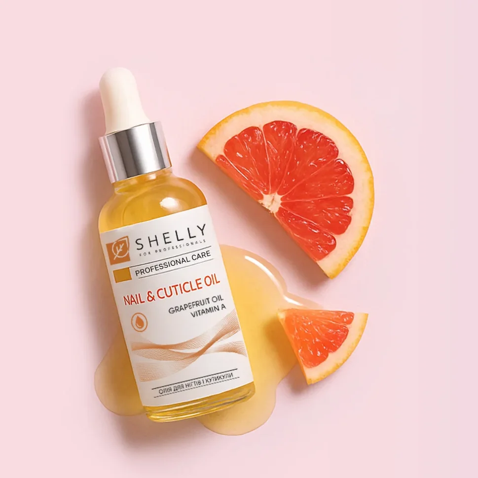 Olio per unghie e cuticole con estratto di pompelmo e vitamina A Shelly