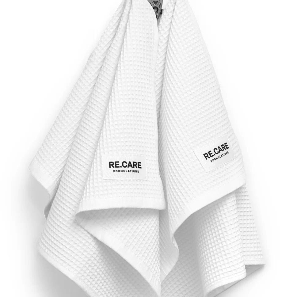 Asciugamano viso in cotone a nido d'ape Pure Waffle RE.CARE