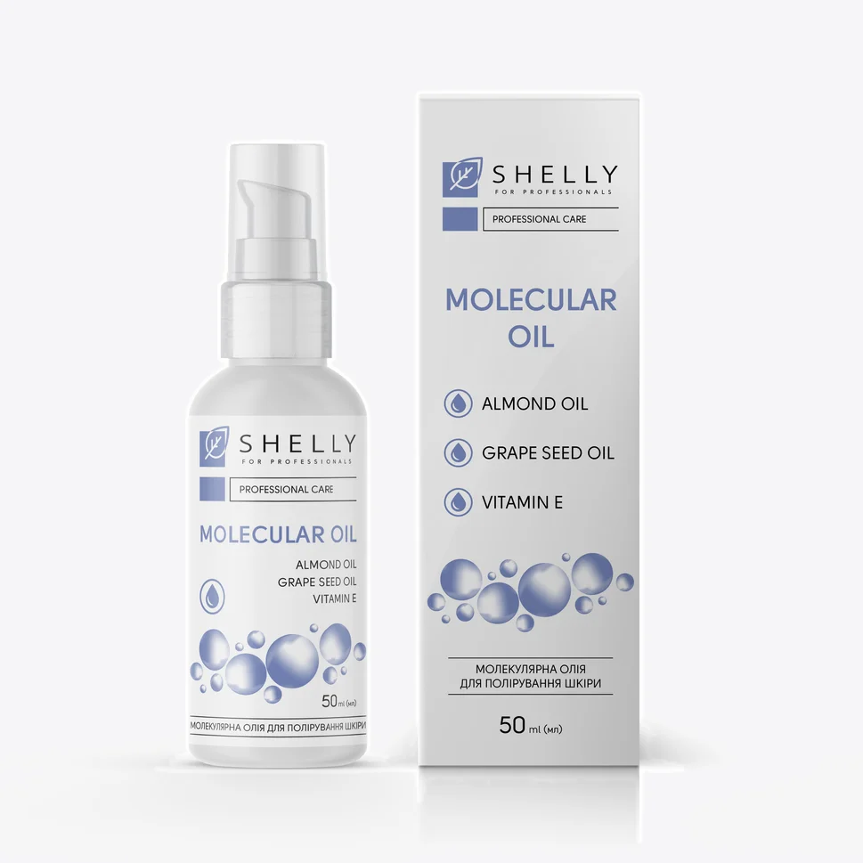 Olio molecolare per la levigatura della pelle Shelly