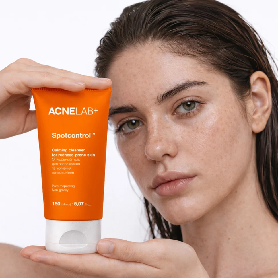 Gel detergente lenitivo per pelle soggetta ad arrossamenti Spotcontrol Calming Cleanser ACNELAB+