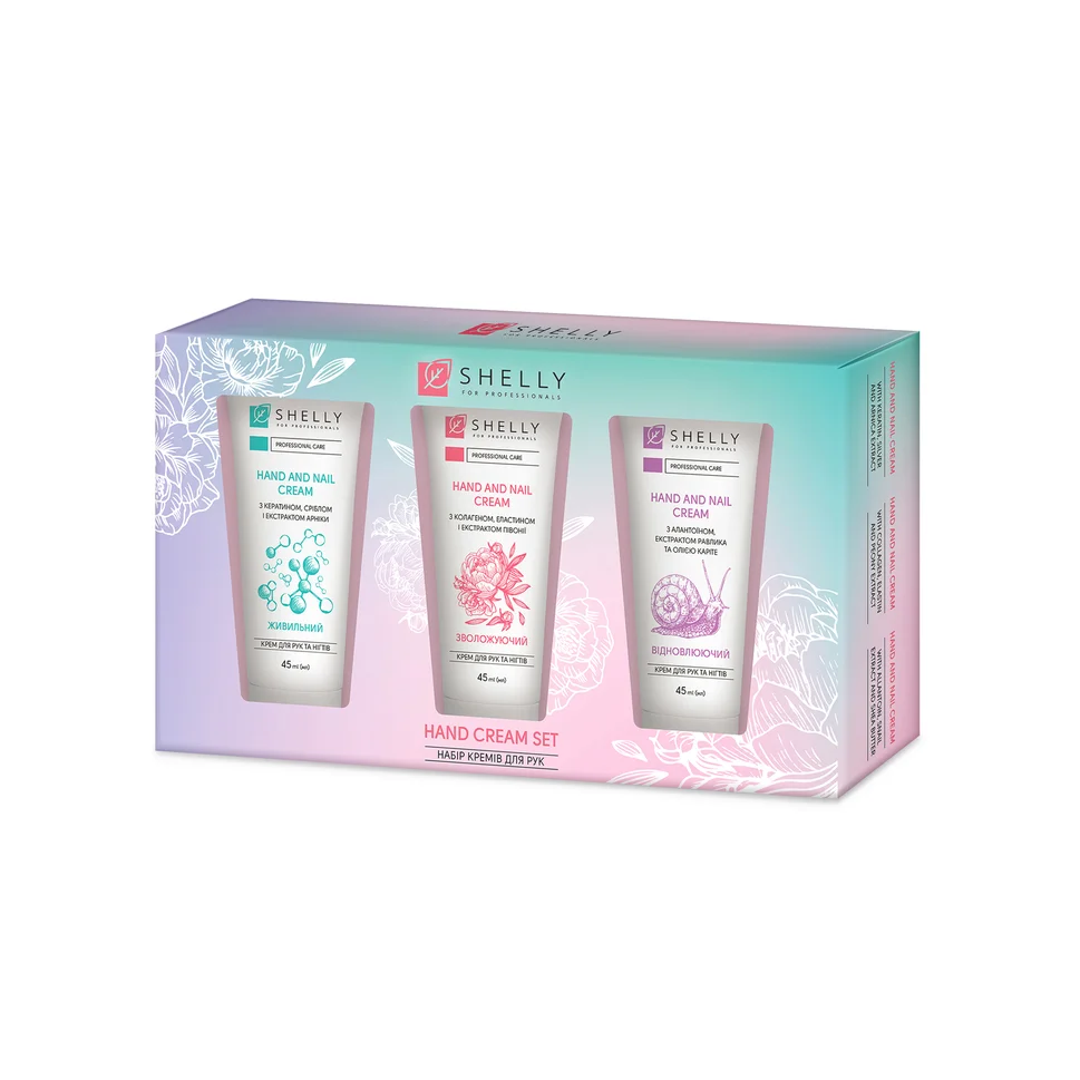 Set di creme mani Shelly Hand Cream Set 3 × 45 ml