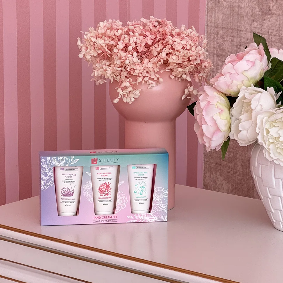 Set di creme mani Shelly Hand Cream Set 3 × 45 ml