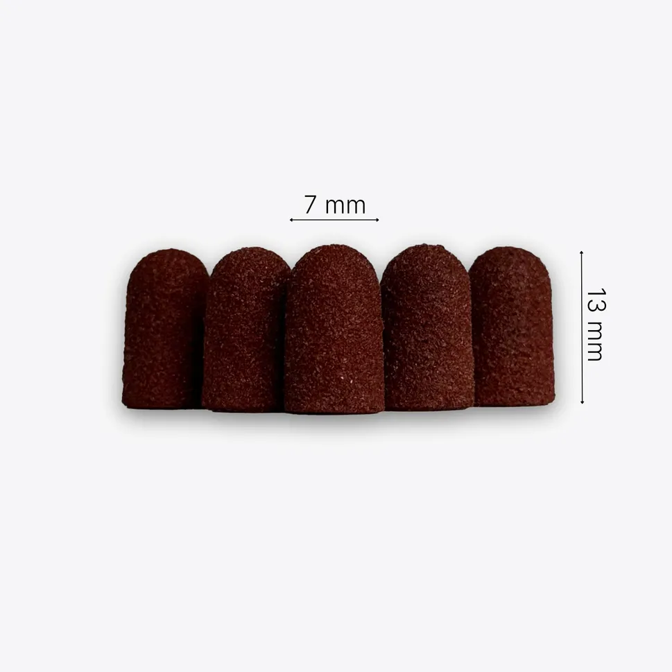 Capuchones abrasivos de grano 120