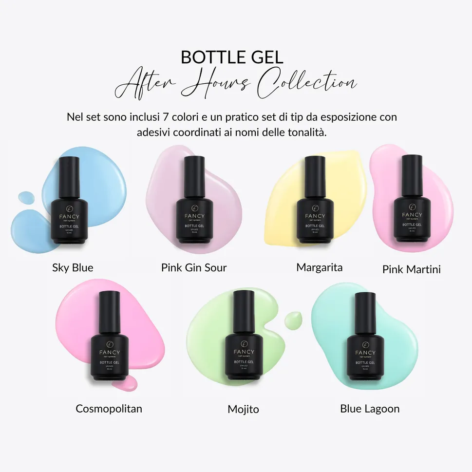 Gel para botellas - Colección After Hours (set de 7 unidades)
