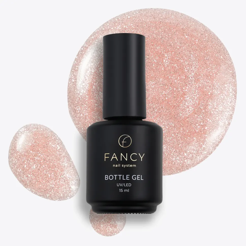 Botella de gel Champagne Glow