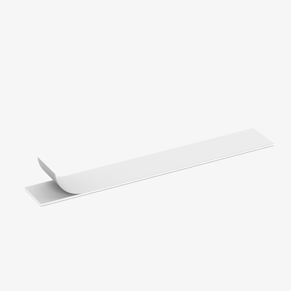 Disposable white straight nail files on a layer of soft foam EXPERT 20, 150 grit (30 pcs.) — Photo 2