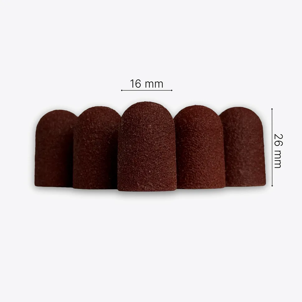 Capuchones abrasivos de grano 120