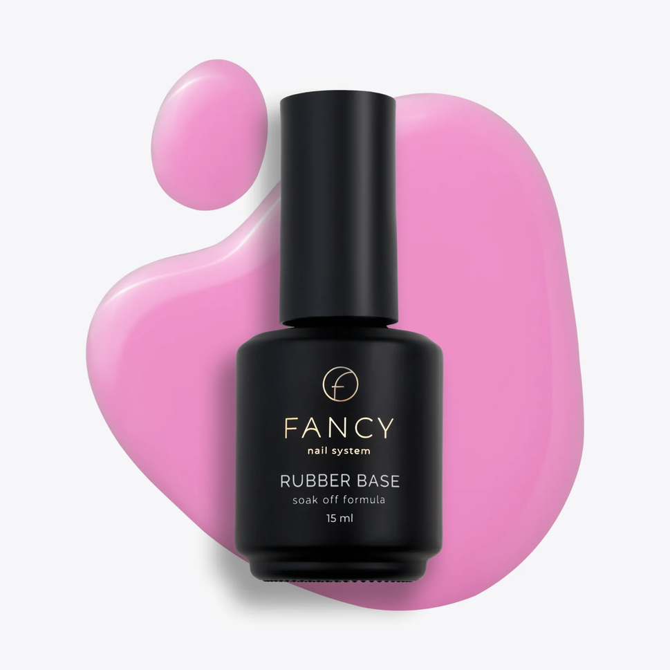 Base de goma rosa flamenco