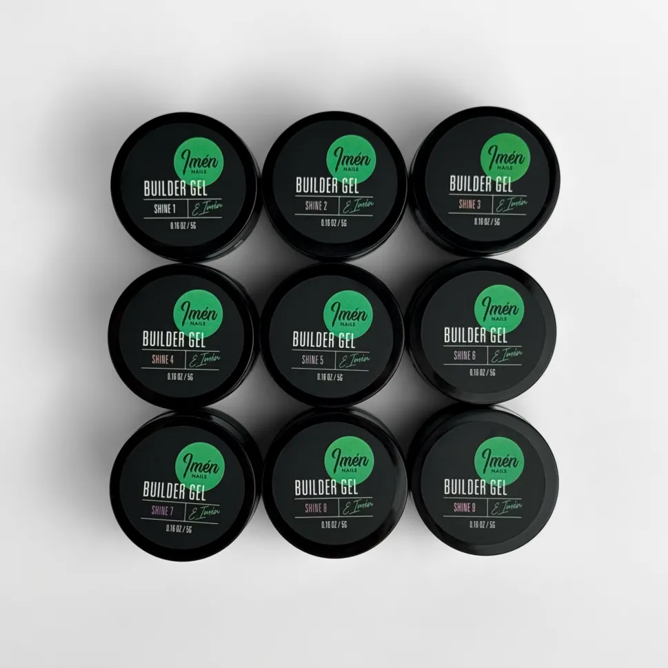 Kit Imen Builder Gel Shine - 9 unidades de 5 g