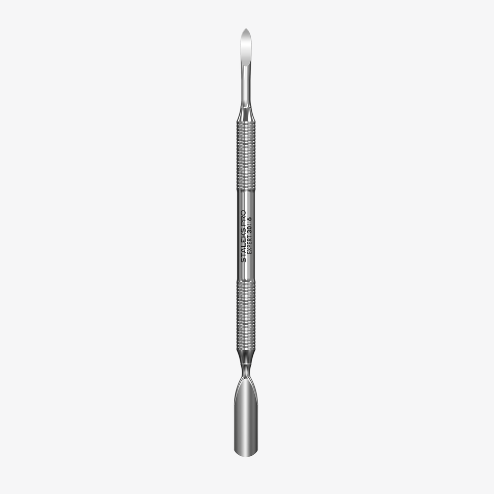 Nagelhautschieber für die Maniküre EXPERT 30 TYPE 6 (breite, abgerundete Spitze und hakenförmige Spitze zur Reinigung) — Photo 1