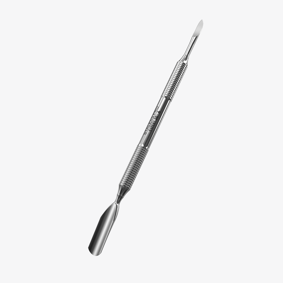 Nagelhautschieber für die Maniküre EXPERT 30 TYPE 6 (breite, abgerundete Spitze und hakenförmige Spitze zur Reinigung)