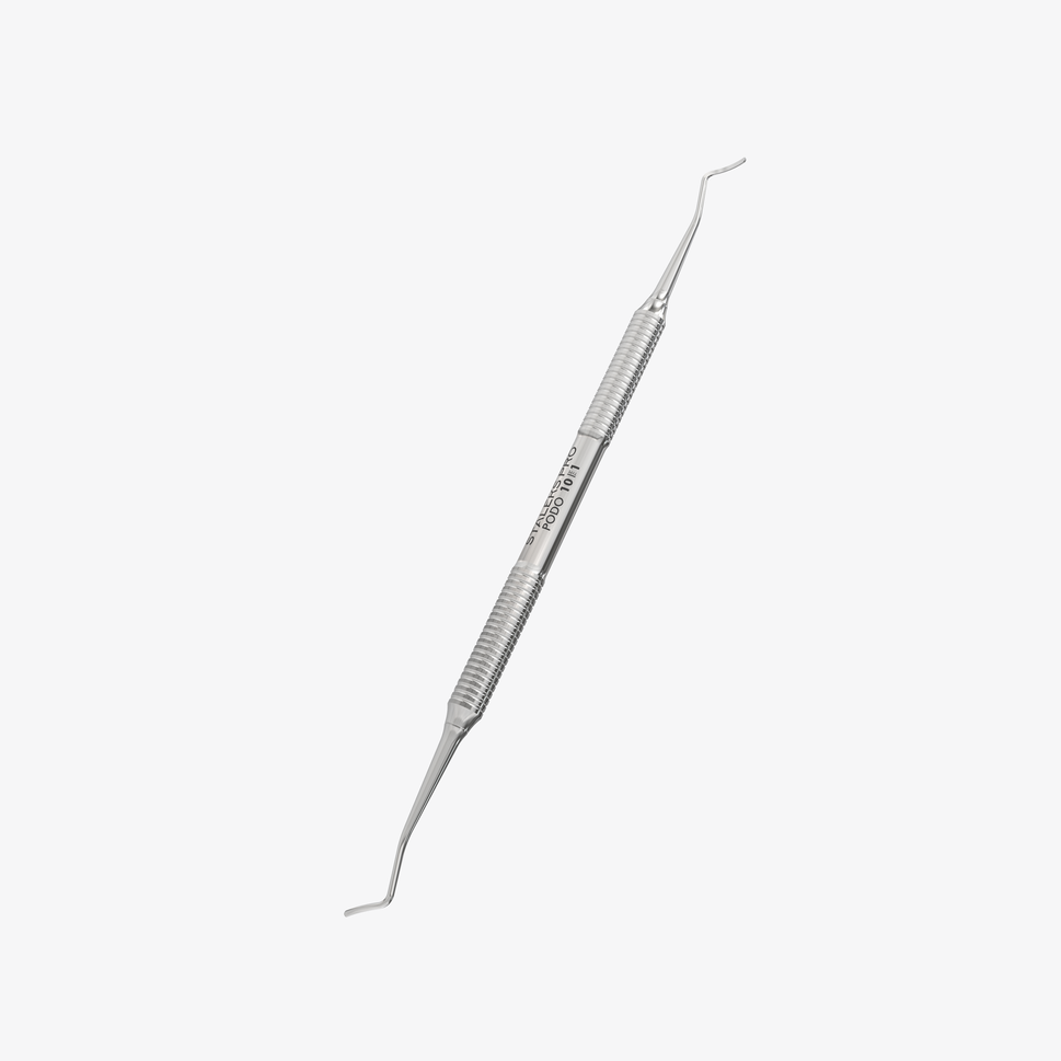 Curetas para podología PODO 10 TIPO 1 (curetas de doble extremo)