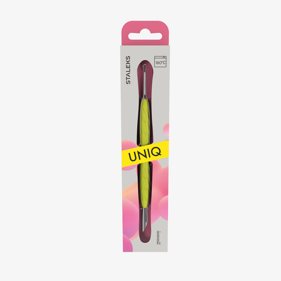Spingi manicure Gummy con manico in silicone UNIQ 11 TYPE 2 (spingi smussato e ad anello) — Photo 4