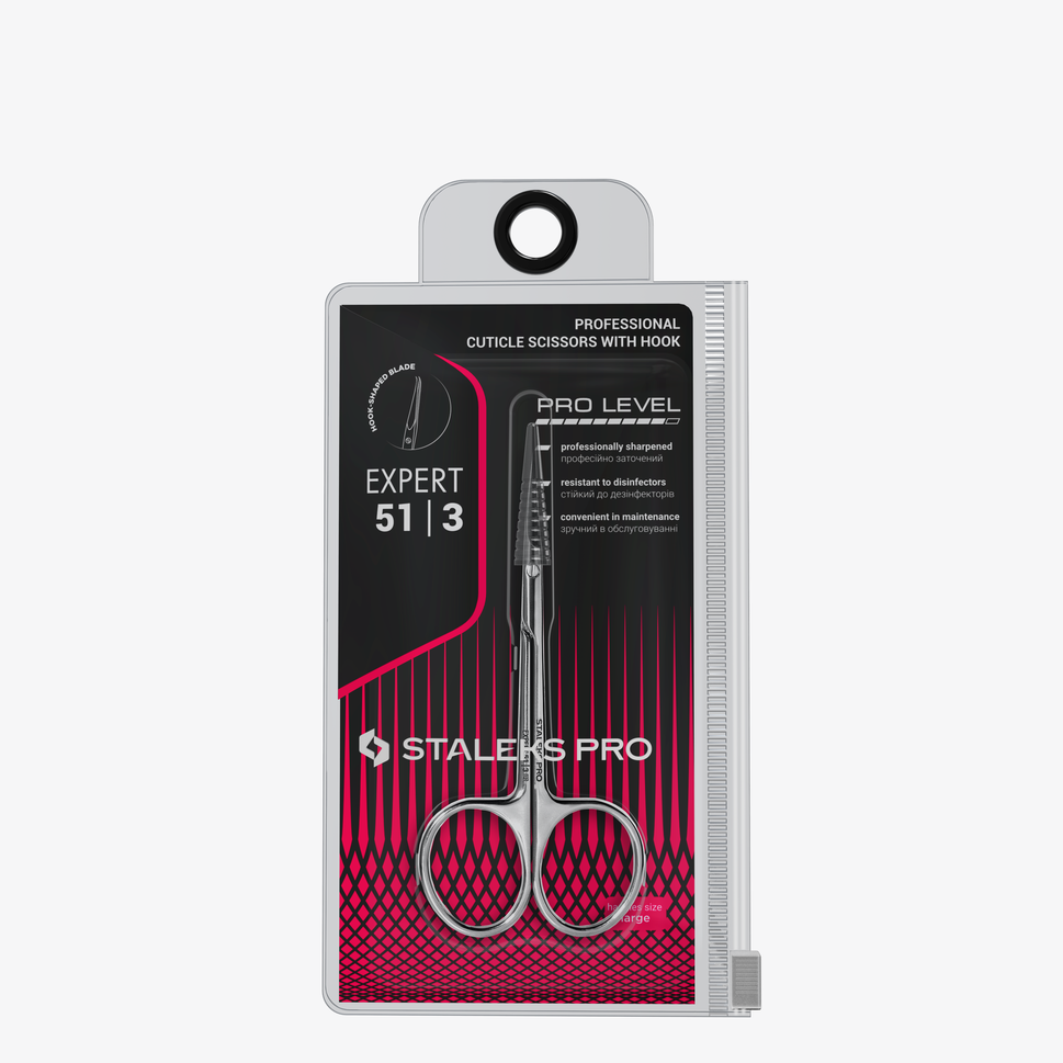 Tijeras profesionales para cutículas con gancho EXPERT 51 TIPO 3 — Photo 5