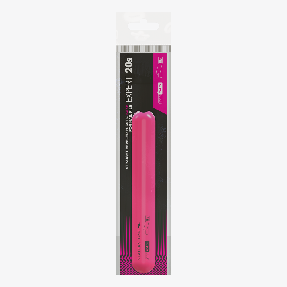 Base recta biselada de plástico para la lima de uñas EXPERT 20s (130 mm) — Photo 3