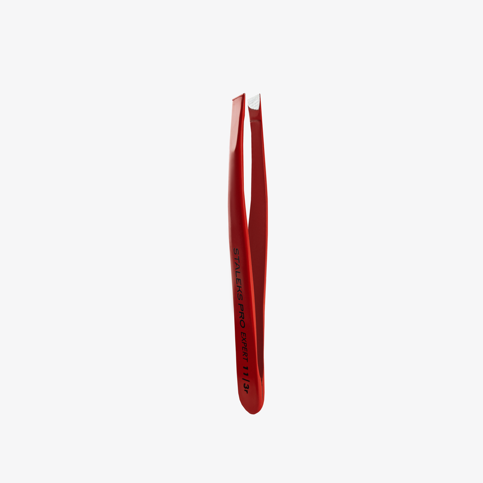 Rote Augenbrauenpinzette EXPERT 11 TYPE 3R (abgeschrägt) — Photo 1