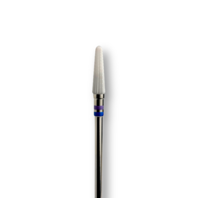 PUNTA FRESA IN CERAMICA CONO LSQ 4 MM, FASCIA BLU/VIOLA
