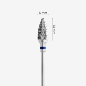 PUNTA PROFESSIONALE IN CARBURO, FASCIA BLU