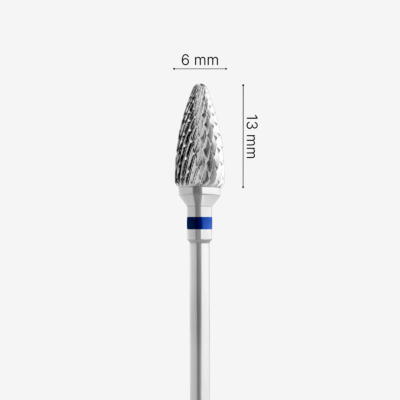 PUNTA PROFESSIONALE IN CARBURO, FASCIA BLU