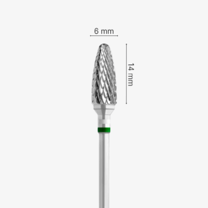 PUNTA PROFESSIONALE IN CARBURO, FASCIA BIANCO/VERDE, PER MANCINI